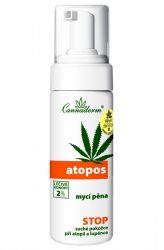 Cannaderm Atopos mycí pěna při atopii a lupénce