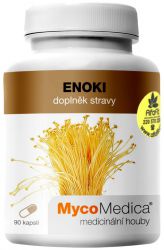 MycoMedica Enoki 90 kapslí (Penízovka sametonohá)