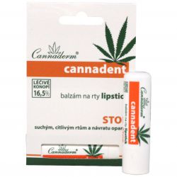 Cannaderm Cannadent - balzám na rty lipstick 4,5 g