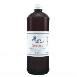 Koloidní stříbro 15 ppm 1000 ml - ústní voda 