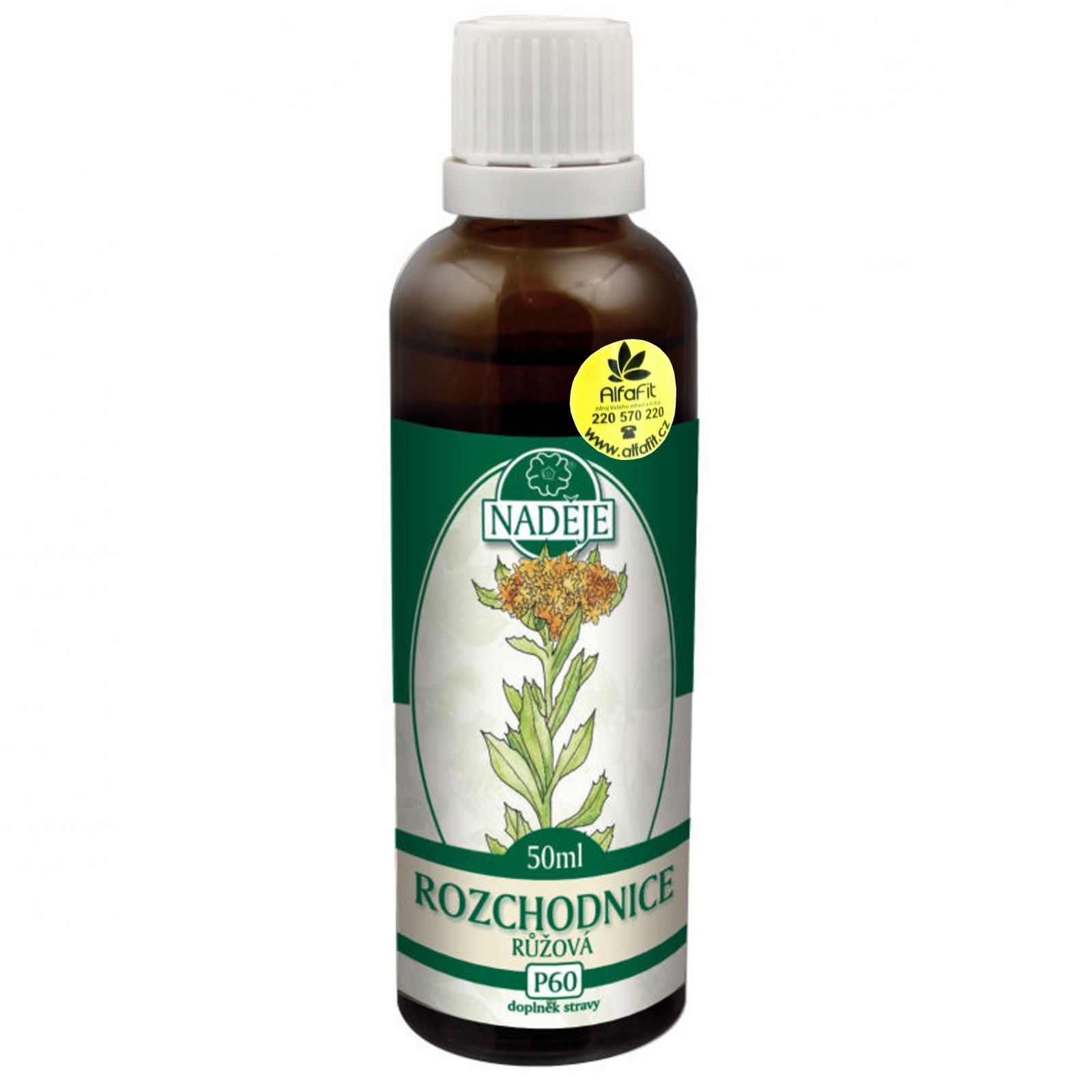 Naděje Rozchodnice růžová - tinktura z pupenů 50 ml (Rhodiola rosea)