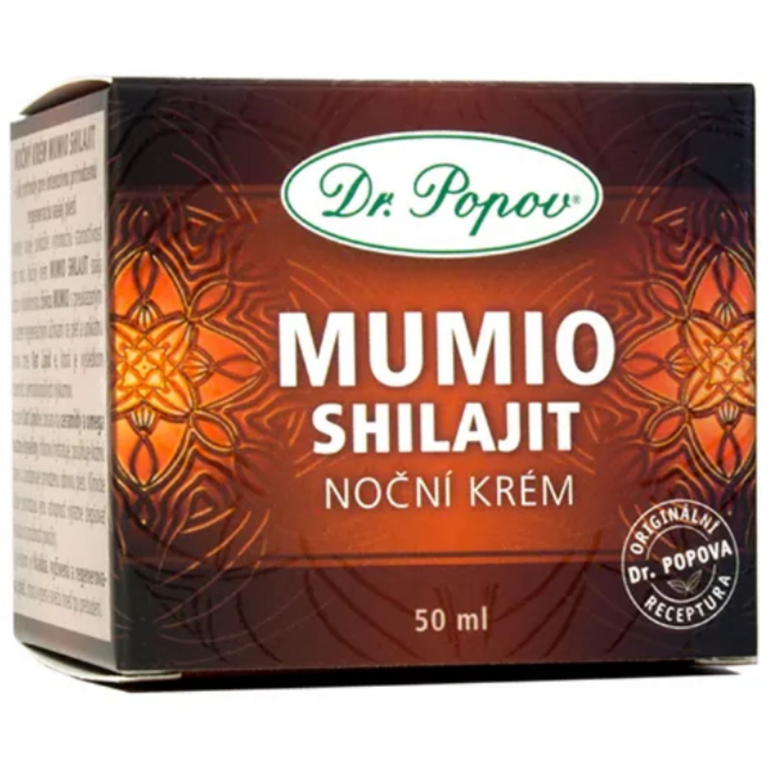 Dr. Popov Mumio (Shilajit) výživný noční krém 50 ml