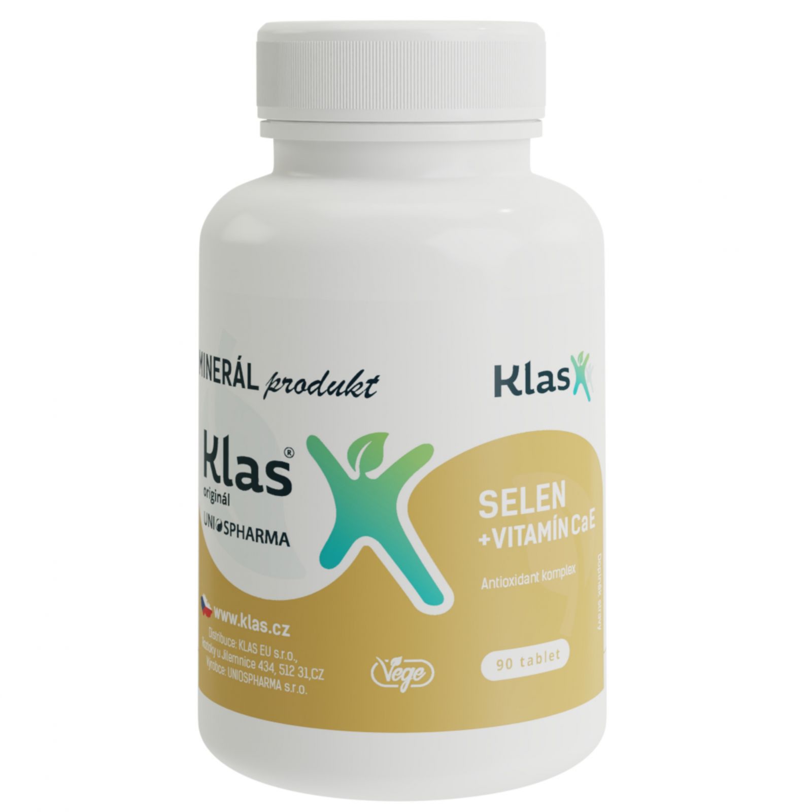Klas Selen + vitamin C a E 90 tablet