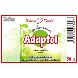 Bylinné kapky Adaptol - etiketa 50 ml