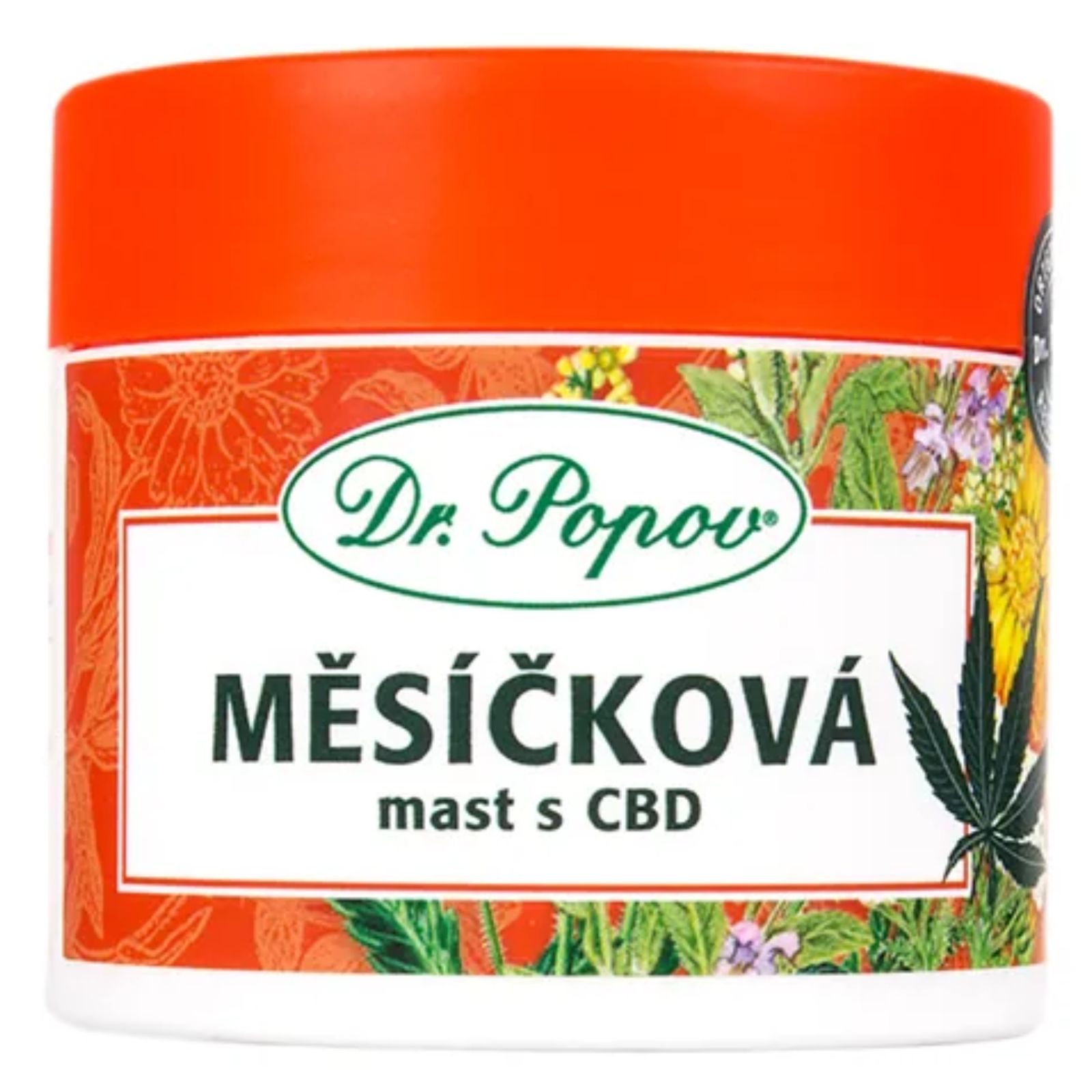 Dr. Popov Měsíčková mast s CBD 50 ml